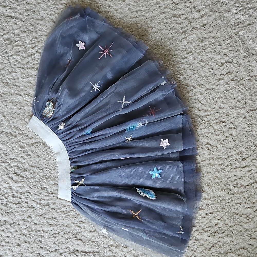 Planets & galaxies jeweled tutu skirt size 100/3T ☄️🪐